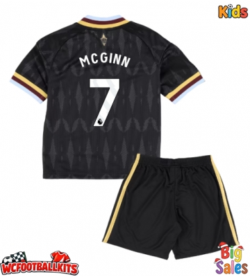 Aston Villa John McGinn #7 Replica Away Stadium Kit for Kids 2026-27 Short Sleeve (+ pants)